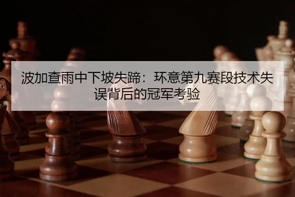 波加查雨中下坡失蹄：环意第九赛段技术失误背后的冠军考验
